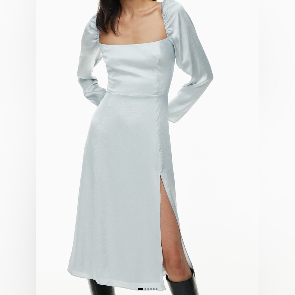 Aritzia Wilfred Bridgerton Satin Dress